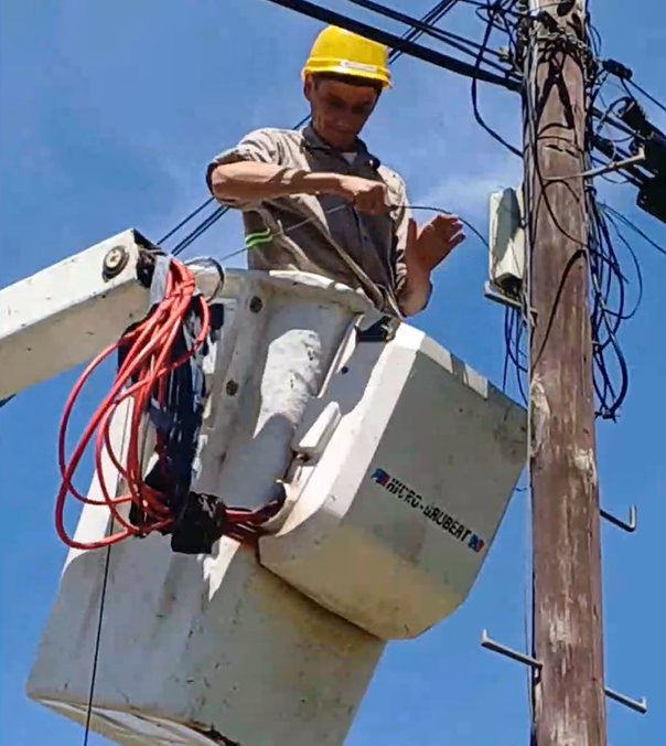 ampliación de la red de fibra óptica