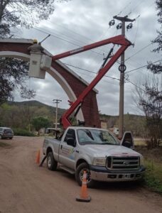 alumbrado público LED en Villa Rumipal